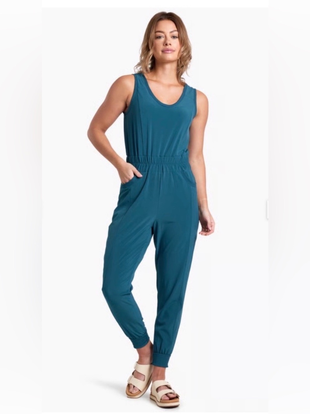 KUHL VANTAGE JUMPSUIT, TEAL Gorpcore Athlesisure size M